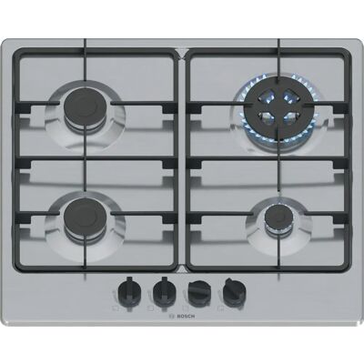 Bosch PGH6B5K60 - Acciaio inossidabile - Piano cottura a gas Bosch PGH6B5K60 - Acciaio inossidabile - Piano cottura a gas