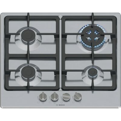 Bosch PGH6B5K90 - Acero inoxidable - Haro de gas Bosch PGH6B5K90 - Acero inoxidable - Haro de gas