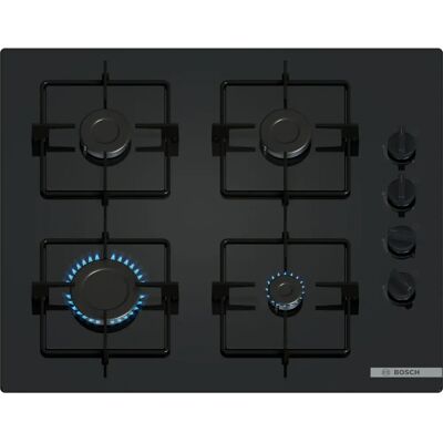BOSCH Modèle POP6B6K30 Table de cuisson gaz - 4 foyers - Noir - Publicité BOSCH Modèle POP6B6K30 Table de cuisson gaz - 4 foyers - Noir - Publicité