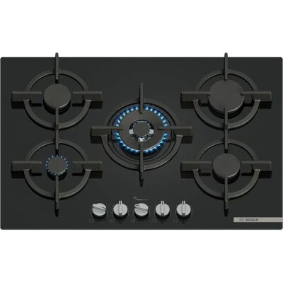 Bosch PPQ7A6I10 - Nero - Piano cottura a gas Bosch PPQ7A6I10 - Nero - Piano cottura a gas