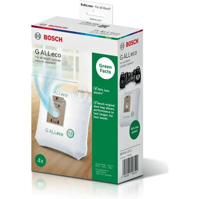 Bosch G Dust Bag Eco - Vacuum Cleaner Bags - 4 Pack Bosch G Dust Bag Eco - Vacuum Cleaner Bags - 4 Pack