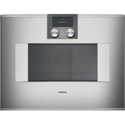 Gaggenau BM450110 - Acciaio inossidabile - Forno microonde da incasso con convezione e grill Gaggenau BM450110 - Acciaio inossidabile - Forno microonde da incasso con convezione e grill