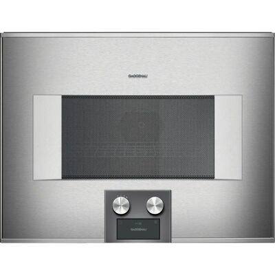 Gaggenau BM454110 - Acier inoxydable - Micro-ondes combiné - Publicité Gaggenau BM454110 - Acier inoxydable - Micro-ondes combiné - Publicité