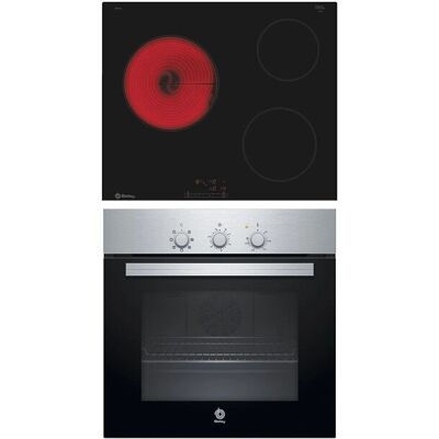 BALAY 3HV833XP - Negro - Placa Vitrocerámica con Horno BALAY 3HV833XP - Negro - Placa Vitrocerámica con Horno