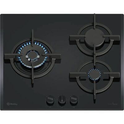 Piano a gas Balay 3ETG663RB - 3 zone, Nero, 60cm Piano a gas Balay 3ETG663RB - 3 zone, Nero, 60cm