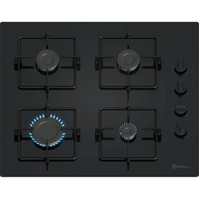 Piano cottura a gas Balay 3ETG464SB - 4 zone - Nero - 59cm Piano cottura a gas Balay 3ETG464SB - 4 zone - Nero - 59cm