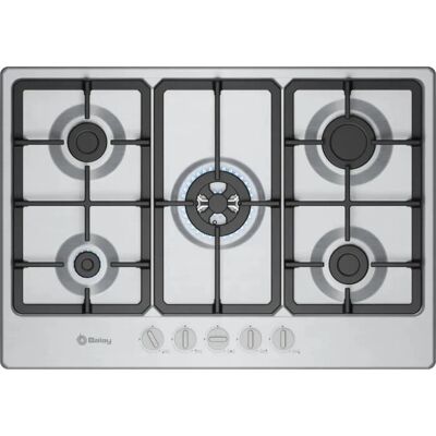 Balay 3ETX565CB Piano cottura a gas in acciaio inox - 5 bruciatori Balay 3ETX565CB Piano cottura a gas in acciaio inox - 5 bruciatori