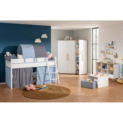 PAIDI Tiago Spielbett - Schräger Leiter, Melaminbeschichtet, Umweltzeichen PAIDI Tiago Spielbett - Schräger Leiter, Melaminbeschichtet, Umweltzeichen