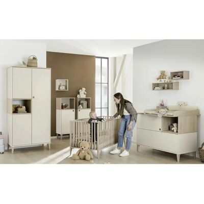 PAIDI Mila & Ben Beige Scandinavian-Wood Sideboard - Sideboard PAIDI Mila & Ben Beige Scandinavian-Wood Sideboard - Sideboard