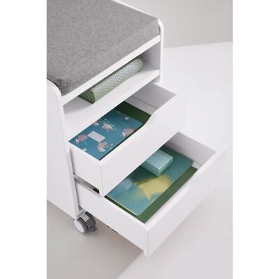 PAIDI Diego Stauraumschrank - 2 Schubladen, Weiß, 43,3x47,6x60,5 cm PAIDI Diego Stauraumschrank - 2 Schubladen, Weiß, 43,3x47,6x60,5 cm