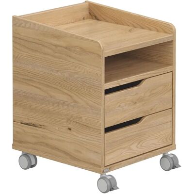 PAIDI Diego Rollcontainer - 2 Schubladen, Eiche-Montana PAIDI Diego Rollcontainer - 2 Schubladen, Eiche-Montana