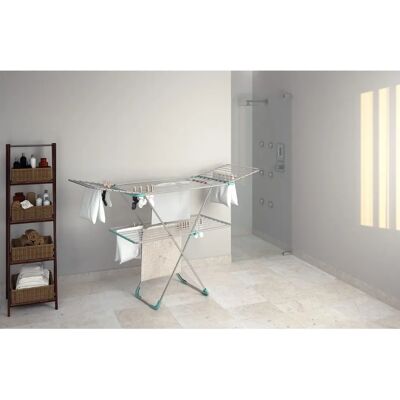 BISCHOF COLOMBO - DOUBLE - Aluminium - Clothes drying rack BISCHOF COLOMBO - DOUBLE - Aluminium - Clothes drying rack