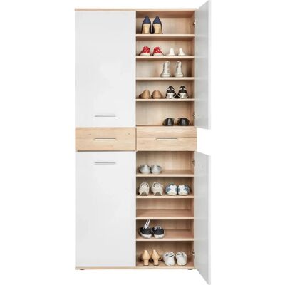 Xora Schuhschrank - Biela, Eiche - 90/195/35 cm Xora Schuhschrank - Biela, Eiche - 90/195/35 cm