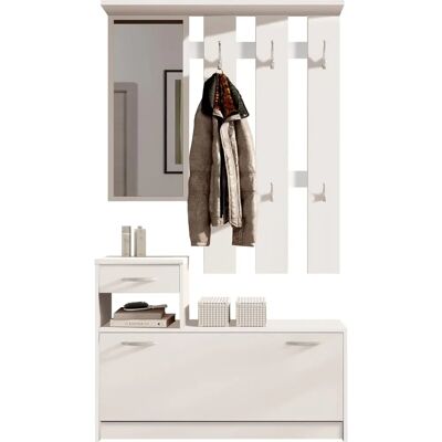 Sconto Vera Weiße Garderobe - Garderobe Sconto Vera Weiße Garderobe - Garderobe