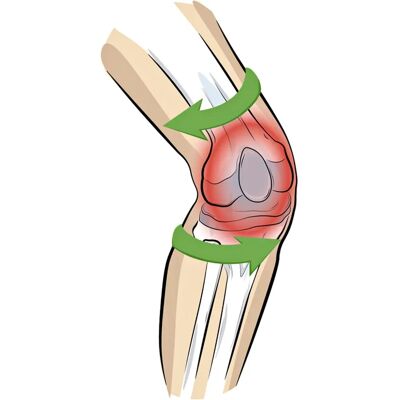 Vital Comfort Kniebandage - PatellaTec - Blau - Unterstützung für Kniescheibe Vital Comfort Kniebandage - PatellaTec - Blau - Unterstützung für Kniescheibe