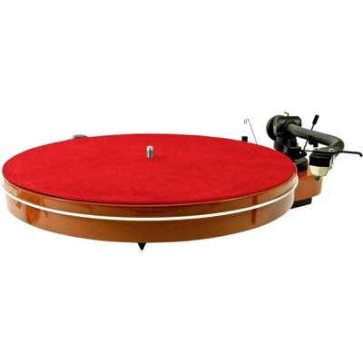 Analogis Mate Six Tapis Rouge pour Platine - Accessoire - Publicité Analogis Mate Six Tapis Rouge pour Platine - Accessoire - Publicité