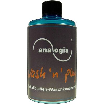 Analogis - wash'n'play - 165ml Konzentrat - Vinyl-Reinigungsflüssigkeit Analogis - wash'n'play - 165ml Konzentrat - Vinyl-Reinigungsflüssigkeit