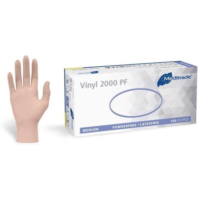 Meditrade Vinyl 2000 PF Handschuhe - Vinyl, Puderfrei, Medizinisch Meditrade Vinyl 2000 PF Handschuhe - Vinyl, Puderfrei, Medizinisch