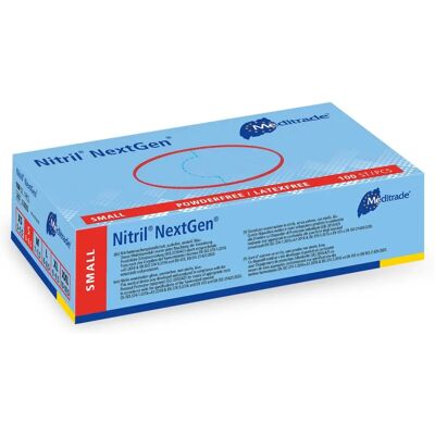 Guanti monouso in nitrile Kaiserkraft - Conformi alimentari, Blu, S Guanti monouso in nitrile Kaiserkraft - Conformi alimentari, Blu, S