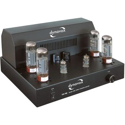 Amplificador de tubos Dynavox - Vintage, Negro, 6 Válvulas, Etapa de potencia Amplificador de tubos Dynavox - Vintage, Negro, 6 Válvulas, Etapa de potencia