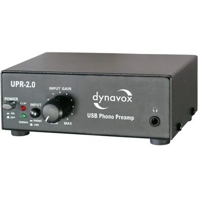 Dynavox UPR-2.0 Preamplificador phono - USB, Ajustable, Compacto Dynavox UPR-2.0 Preamplificador phono - USB, Ajustable, Compacto