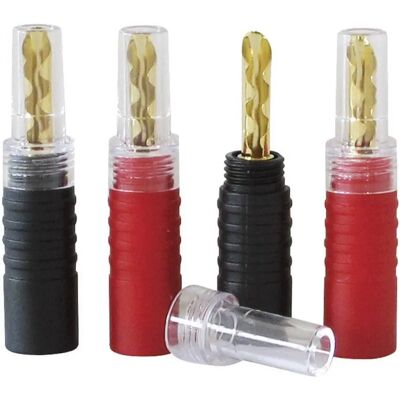 Set de Conectores de Banana Dynavox 203331 - Alta Calidad Set de Conectores de Banana Dynavox 203331 - Alta Calidad