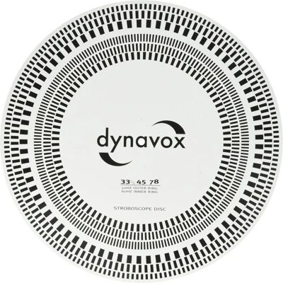 Dynavox Disco Estroboscópico - Accesorio para Giradiscos Dynavox Disco Estroboscópico - Accesorio para Giradiscos