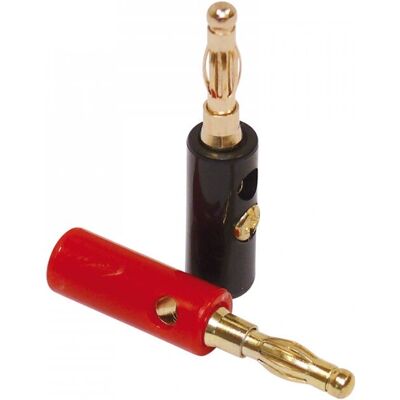 Dynavox - 206858 - plaqué or - Banana plugs - Publicité Dynavox - 206858 - plaqué or - Banana plugs - Publicité