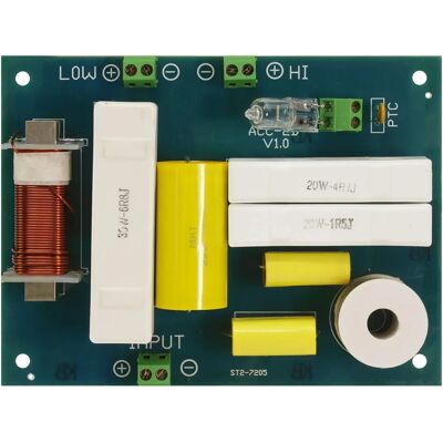 Sintron 2-Wege Frequenzweiche - 8Ω - 200W - Lautsprecher Schutz Sintron 2-Wege Frequenzweiche - 8Ω - 200W - Lautsprecher Schutz