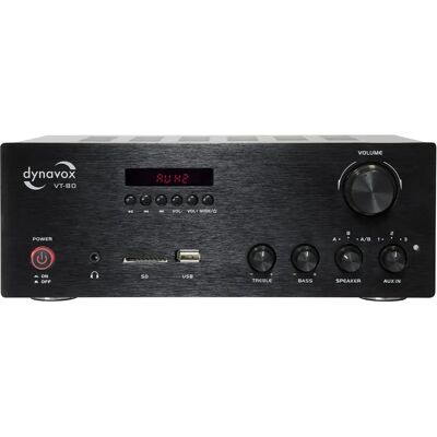 Dynavox VT80 Amplificador Estéreo - Negro Dynavox VT80 Amplificador Estéreo - Negro