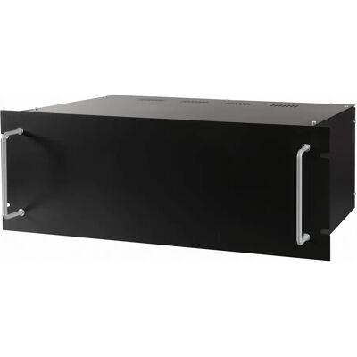 Blanko 19-inch Rackkast - 4U Staal, Zwart Blanko 19-inch Rackkast - 4U Staal, Zwart
