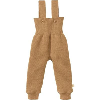 Disana Baby Hose mit Trägern - Bio-Merinowolle - Karamell Gr.62/68 Disana Baby Hose mit Trägern - Bio-Merinowolle - Karamell Gr.62/68