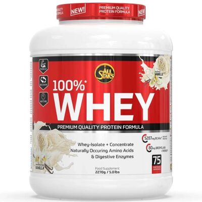 All Stars Vanille Whey Protein 2270g - Proteinpulver All Stars Vanille Whey Protein 2270g - Proteinpulver
