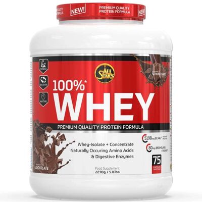 All Stars Whey Protein - Schokolade - 2270g - Premium Fitness All Stars Whey Protein - Schokolade - 2270g - Premium Fitness