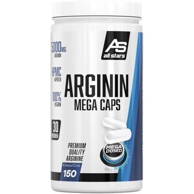 All Stars Arginin Mega Caps - Leistungsförderung für Sportler All Stars Arginin Mega Caps - Leistungsförderung für Sportler