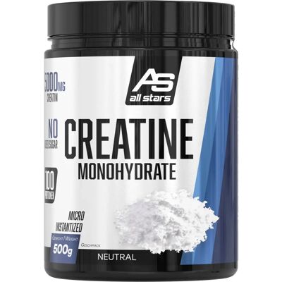 All Stars Kreatin Monohydrat - 500g - Hochreines Creapure - Unterstützt Muskelenergie All Stars Kreatin Monohydrat - 500g - Hochreines Creapure - Unterstützt Muskelenergie