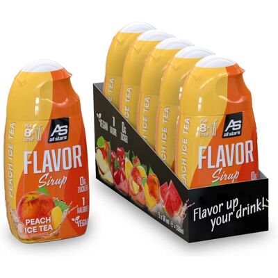 All Stars - 6134 - Pfirsich-Eistee - 5x65 ml - Flavorsirup All Stars - 6134 - Pfirsich-Eistee - 5x65 ml - Flavorsirup
