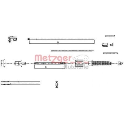 Cavo Acceleratore Renault - Adattamento Universale Cavo Acceleratore Renault - Adattamento Universale