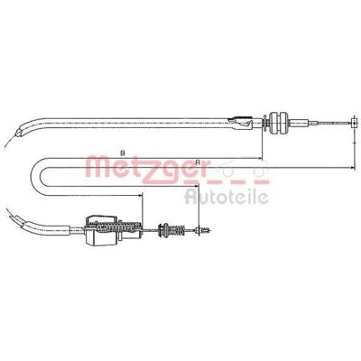 Cavo acceleratore Metzger K37020 per Opel Astra G Cavo acceleratore Metzger K37020 per Opel Astra G