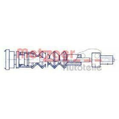 Cavo del freno a mano Metzger per Opel Meriva - Posteriore Sinistro/Destro Cavo del freno a mano Metzger per Opel Meriva - Posteriore Sinistro/Destro