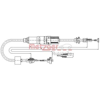 Câble d'embrayage automatique Metzger pour VW Polo - Commande d'embrayage - Publicité Câble d'embrayage automatique Metzger pour VW Polo - Commande d'embrayage - Publicité