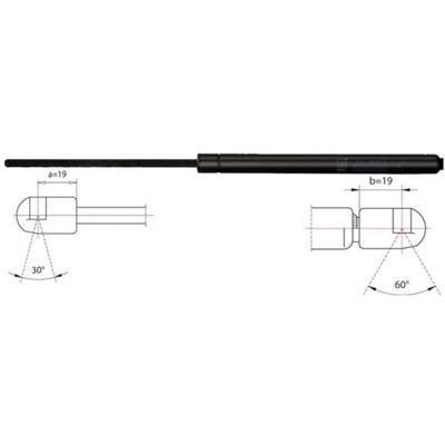 Metzger A2047400145 - Gasfjäder för C-klass W211 Metzger A2047400145 - Gasfjäder för C-klass W211