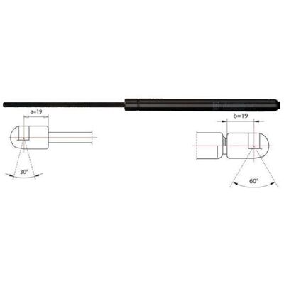 Metzger VW Golf Gasfeder - Hydraulisk Bagagerumstøtte - 2110470 Metzger VW Golf Gasfeder - Hydraulisk Bagagerumstøtte - 2110470