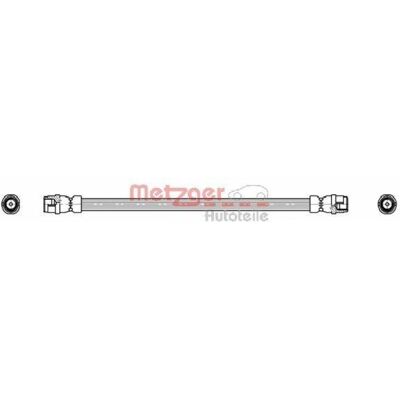 Metzger Bremsschlauch - 345mm Länge, M10×1 SF Gewinde - A-Klasse, Vaneo Metzger Bremsschlauch - 345mm Länge, M10×1 SF Gewinde - A-Klasse, Vaneo