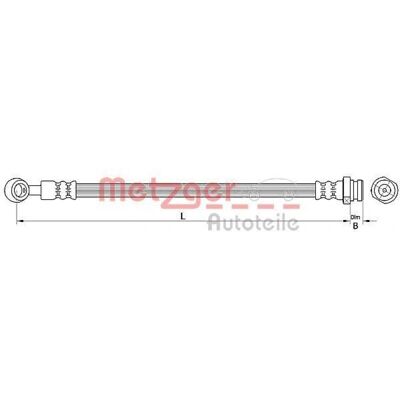 Metzger Hyundai Tucson Kia Sportage Jarruletku - Takana Vasemmalle Metzger Hyundai Tucson Kia Sportage Jarruletku - Takana Vasemmalle