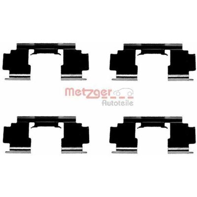 Metzger 45012760000 Bremsbeläge Satz für Vorderachse - Zubehörset Metzger 45012760000 Bremsbeläge Satz für Vorderachse - Zubehörset