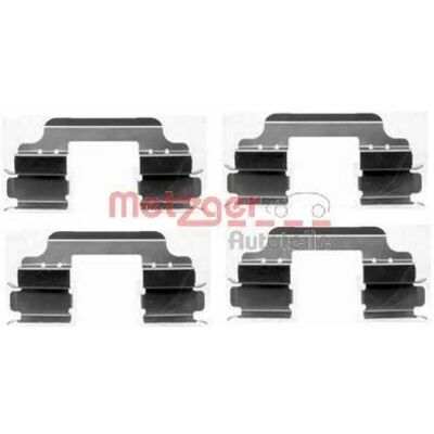 Metzger Mini Bmw Renault Dacia Bromsbeläggsats - Fram Vänster Höger Metzger Mini Bmw Renault Dacia Bromsbeläggsats - Fram Vänster Höger