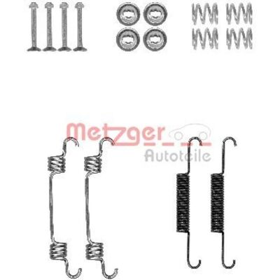 METZGER KIA Hyundai Kit Ganasce Freno di Stazionamento METZGER KIA Hyundai Kit Ganasce Freno di Stazionamento