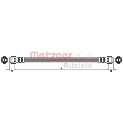 Tubo Frizione Metzger - 4110727 - Per Mercedes E-Class Tubo Frizione Metzger - 4110727 - Per Mercedes E-Class