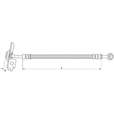 Tubazione freno Metzger M10x1 SF - Tubo freno Tubazione freno Metzger M10x1 SF - Tubo freno
